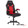 Silla Ultra Gamer Roja - Negra Netmak WARRIOR SERIES NM-PHONTUM-R